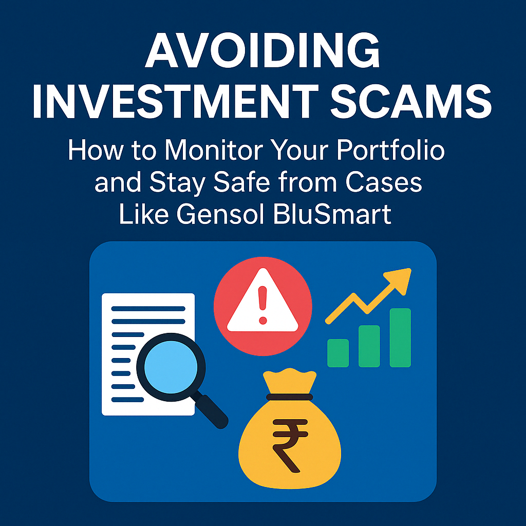 Avoiding Investment Scams: How to Monitor Your Portfolio and Stay Safe from Cases Like Gensol BluSmart